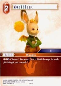 Montblanc - 2-021C - Deck Exclusive Cards - Final Fantasy TCG card
