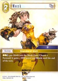 Monk - 2-089C - Deck Exclusive Cards - Final Fantasy TCG card