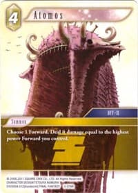 Atomos - 3-074R - Deck Exclusive Cards - Final Fantasy TCG card