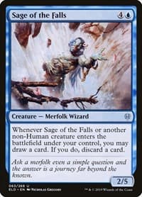 Sage of the Falls - Throne of Eldraine - Magic: The Gathering card