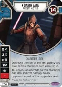 Darth Bane - Ancient Master (Card Only) - Covert Missions - Star Wars: Destiny card
