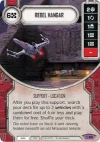 Rebel Hangar - Covert Missions - Star Wars: Destiny card