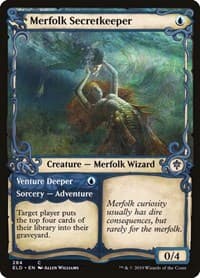 Merfolk Secretkeeper (Showcase) - Throne of Eldraine - Magic: The Gathering card