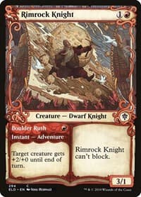 Rimrock Knight (Showcase) - Throne of Eldraine - Magic: The Gathering card