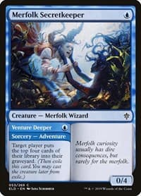 Merfolk Secretkeeper - Throne of Eldraine - Magic: The Gathering card