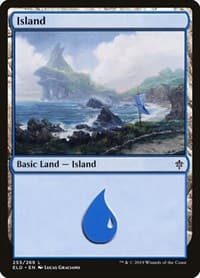 Island (255) - Throne of Eldraine - Magic: The Gathering card