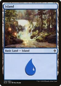 Island (256) - Throne of Eldraine - Magic: The Gathering card