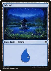 Island (257) - Throne of Eldraine - Magic: The Gathering card