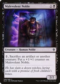 Malevolent Noble - Throne of Eldraine - Magic: The Gathering card