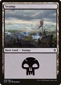 Swamp (259) - Throne of Eldraine - Magic: The Gathering card