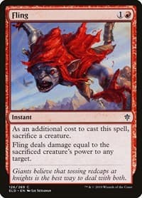 Fling - Throne of Eldraine - Magic: The Gathering card