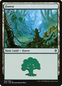 Forest (266) - Throne of Eldraine - Magic: The Gathering card