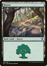 Forest (268) - Throne of Eldraine - Magic: The Gathering card