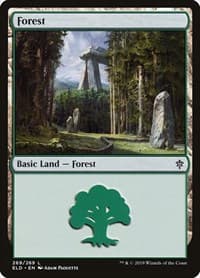 Forest (269) - Throne of Eldraine - Magic: The Gathering card
