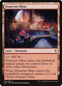 Dwarven Mine - Throne of Eldraine - Magic: The Gathering card