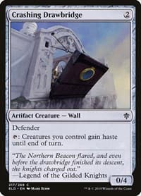 Crashing Drawbridge - Throne of Eldraine - Magic: The Gathering card