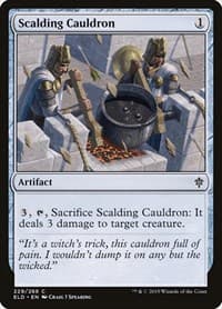 Scalding Cauldron - Throne of Eldraine - Magic: The Gathering card