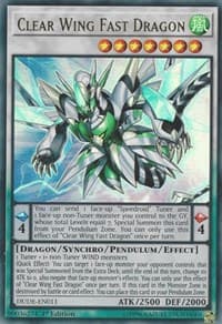 Clear Wing Fast Dragon - Duel Devastator - YuGiOh card