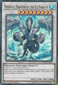 Trishula, Dragon of the Ice Barrier - Duel Devastator - YuGiOh card