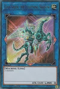 Gaia Saber, the Lightning Shadow - Duel Devastator - YuGiOh card