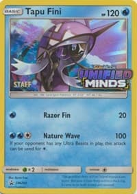 Tapu Fini - SM203 (Prerelease) [Staff] - SM Promos - Pokemon card