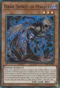 Dark Spirit of Malice - Legendary Duelists: Immortal Destiny - YuGiOh card