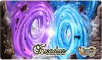 Converging Chasms Portals Collide Playmat for Exodus TCG - Exodus Playmats - Playmats card
