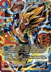 SS Gogeta, All-Out Assault - Expansion Deck Box Set 08: Magnificent Collection - Forsaken Warrior - Dragon Ball Super: Masters card