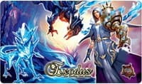 Lucia Shardfolk Playmat for Exodus TCG (Stitched Edge) - Exodus Playmats - Playmats card