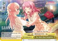 An Idol that Inspires - BanG Dream! Girls Band Party! Vol.2 - Weiss Schwarz card