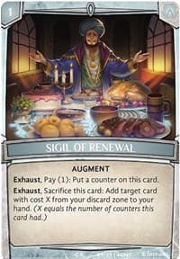 Sigil of Renewal - Expansion Pack 2: Genesis - Argent Saga TCG card