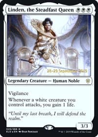 Linden, the Steadfast Queen - Prerelease Cards - Magic: The Gathering card