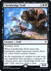 Clackbridge Troll - Prerelease Cards - Magic: The Gathering card