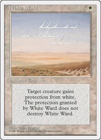 White Ward - Fourth Edition - Magic: The Gathering card