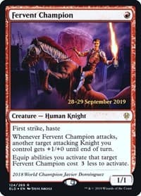 Fervent Champion - Prerelease Cards - Magic: The Gathering card