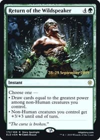Return of the Wildspeaker - Prerelease Cards - Magic: The Gathering card