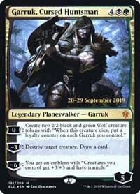 Garruk, Cursed Huntsman - Prerelease Cards - Magic: The Gathering card