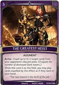 The Greatest Heist - Expansion Pack 2: Genesis - Argent Saga TCG card