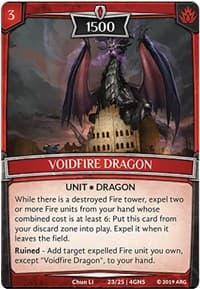 Voidfire Dragon - Expansion Pack 2: Genesis - Argent Saga TCG card