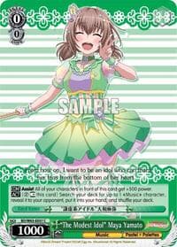 "The Modest Idol" Maya Yamato - BanG Dream! Girls Band Party! Vol.2 - Weiss Schwarz card