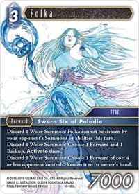 Folka - Opus X - Final Fantasy TCG card