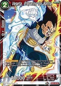 Vegeta, Preparing for Battle - Expansion Deck Box Set 07: Magnificent Collection - Fusion Hero - Dragon Ball Super: Masters card