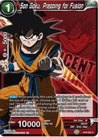 Son Goku, Prepping for Fusion - Expansion Deck Box Set 07: Magnificent Collection - Fusion Hero - Dragon Ball Super: Masters card
