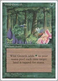 Wild Growth - Fourth Edition - Magic: The Gathering card
