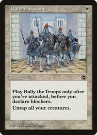 Rally the Troops - Portal Second Age - Magic: The Gathering card