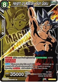 Height of Mastery Son Goku - Expansion Deck Box Set 08: Magnificent Collection - Forsaken Warrior - Dragon Ball Super: Masters card