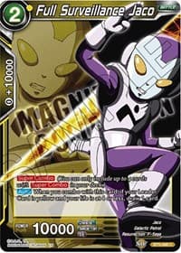 Full Surveillance Jaco - Expansion Deck Box Set 08: Magnificent Collection - Forsaken Warrior - Dragon Ball Super: Masters card
