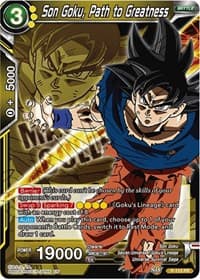 Son Goku, Path to Greatness - Expansion Deck Box Set 08: Magnificent Collection - Forsaken Warrior - Dragon Ball Super: Masters card