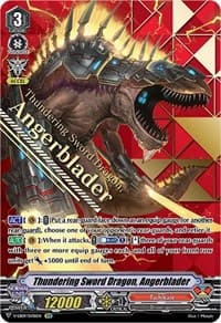 Thundering Sword Dragon, Angerblader (SVR) - V-EB09: The Raging Tactics - Cardfight Vanguard card