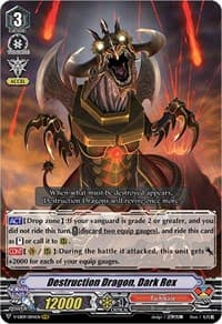 Destruction Dragon, Dark Rex - V-EB09: The Raging Tactics - Cardfight Vanguard card